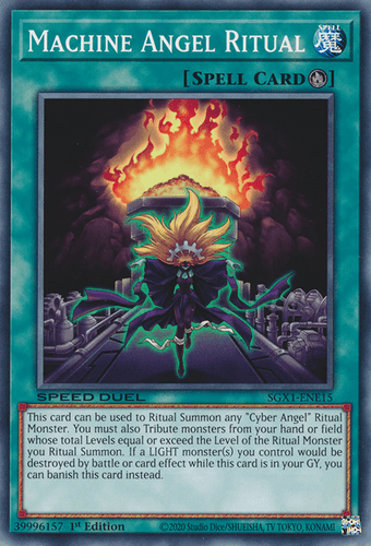 Machine Angel Ritual - SGX1-ENE15 Common 1st Edition