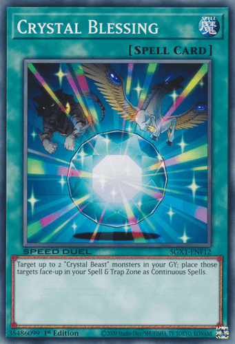 Crystal Blessing - SGX1-ENF12 Common 1st Edition