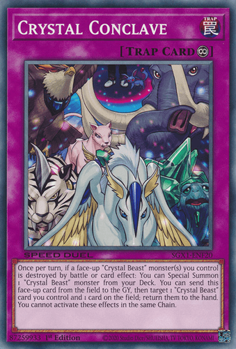 Crystal Conclave - SGX1-ENF20 Common 1st Edition