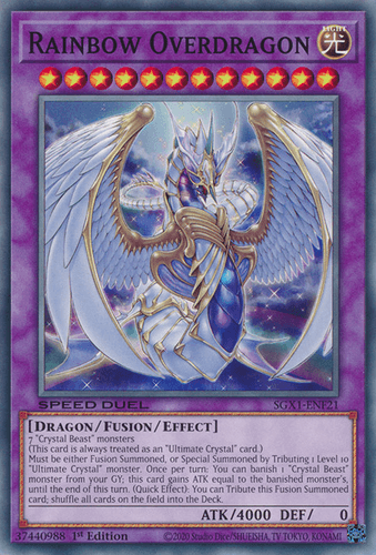 Rainbow Overdragon - SGX1-ENF21 Common 1st Edition