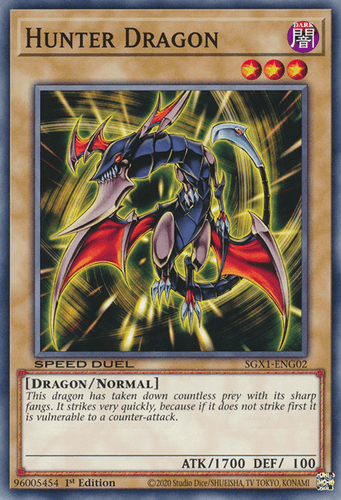 Hunter Dragon - SGX1-ENG02 Common 1st Edition