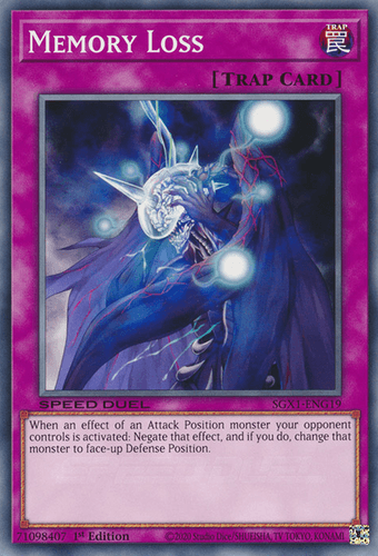 Memory Loss - SGX1-ENG19 Common 1st Edition