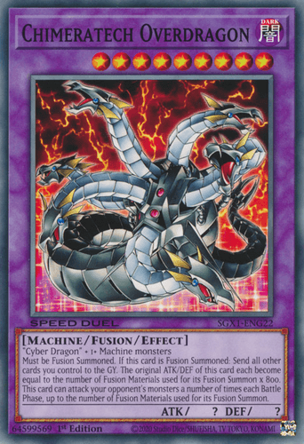 Chimeratech Overdragon - SGX1-ENG22 Common 1st Edition
