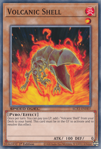 Volcanic Shell - SGX1-ENH07 Common 1st Edition
