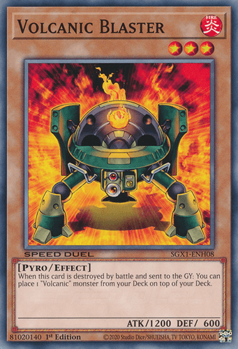 Volcanic Blaster - SGX1-ENH08 Common 1st Edition