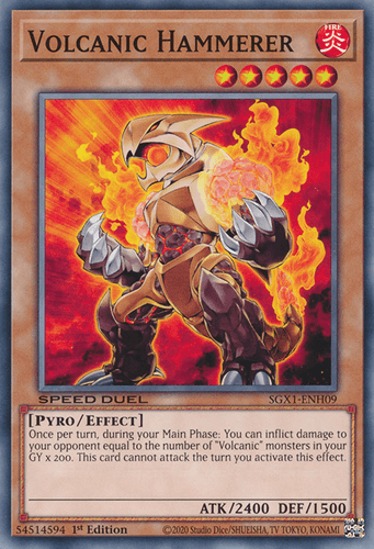 Volcanic Hammerer - SGX1-ENH09 Common 1st Edition