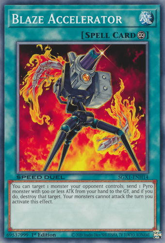Blaze Accelerator - SGX1-ENH14 Common 1st Edition