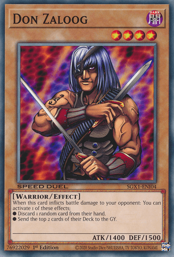 Don Zaloog - SGX1-ENI04 Common 1st Edition