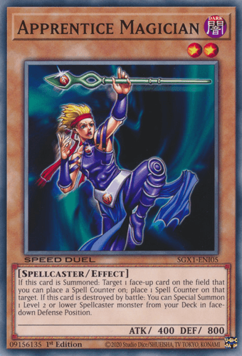 Apprentice Magician - SGX1-ENI05 Secret Rare 1st Edition