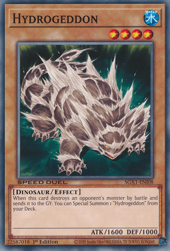 Hydrogeddon - SGX1-ENI08 Secret Rare 1st Edition