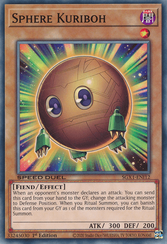 Sphere Kuriboh - SGX1-ENI12 Common 1st Edition