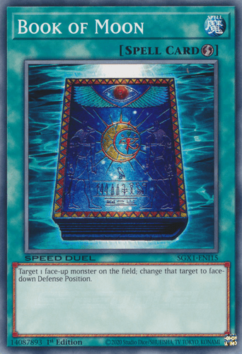 Book of Moon - SGX1-ENI15 Secret Rare 1st Edition