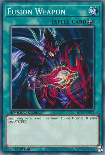 Fusion Weapon - SGX1-ENI16 Common 1st Edition