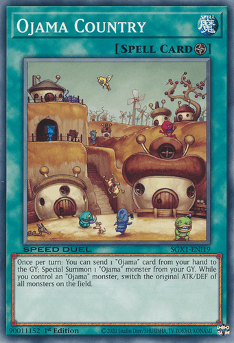 Ojama Country - SGX1-ENI19 Common 1st Edition