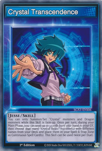 Crystal Transcendence - SGX1-ENS06 Common 1st Edition