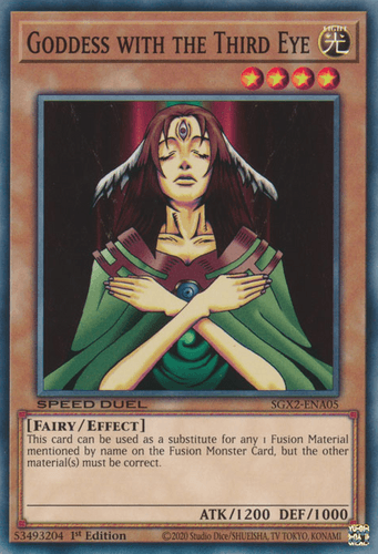 Goddess with the Third Eye - SGX2-ENA05 Common 1st Edition