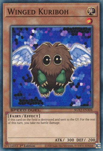 Winged Kuriboh - SGX2-ENA06 Common 1st Edition