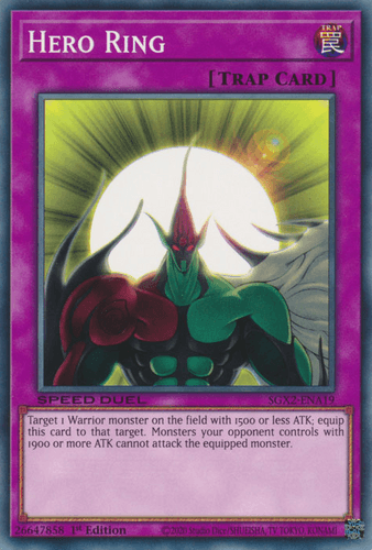 Hero Ring - SGX2-ENA19 Common 1st Edition