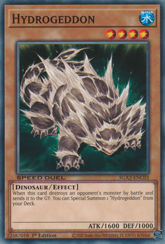 Hydrogeddon - SGX2-ENC03 Common 1st Edition