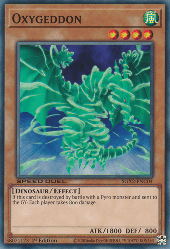 Oxygeddon - SGX2-ENC04 Common 1st Edition