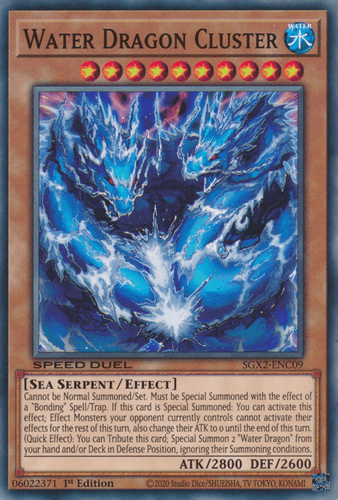 Water Dragon Cluster - SGX2-ENC09 Common 1st Edition