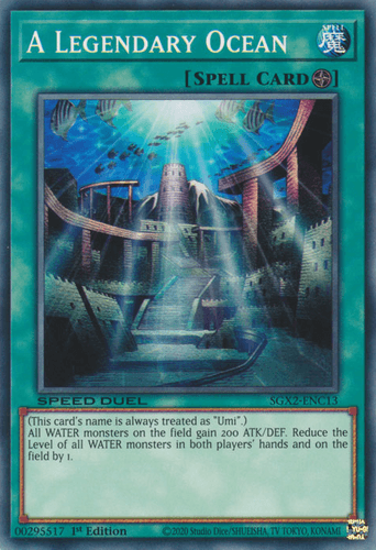A Legendary Ocean - SGX2-ENC13 Common 1st Edition