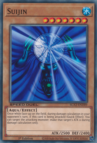 Suijin - SGX2-END09 Secret Rare 1st Edition