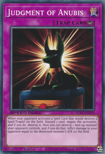 Judgment of Anubis - SGX2-END19 Common 1st Edition