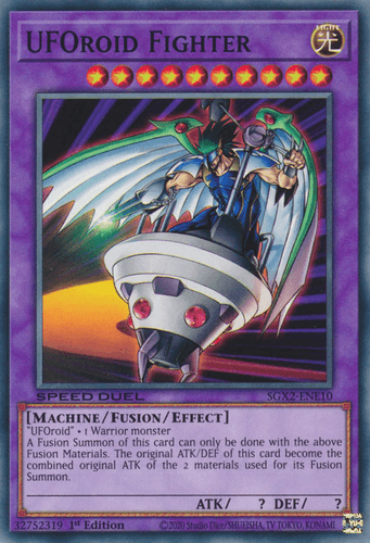 UFOroid Fighter - SGX2-ENE10 Common 1st Edition