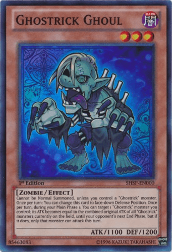 Ghostrick Ghoul - SHSP-EN000 Super Rare 1st Edition