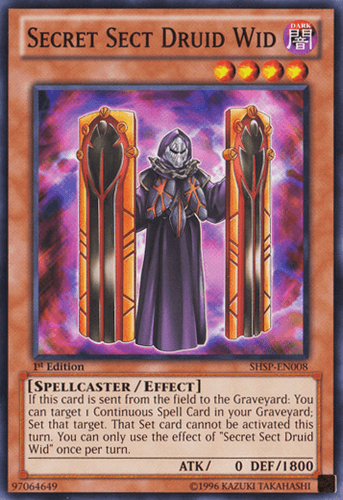 Secret Sect Druid Wid - SHSP-EN008 Common Unlimited