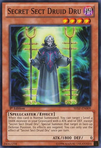 Secret Sect Druid Dru - SHSP-EN009 Common 1st Edition