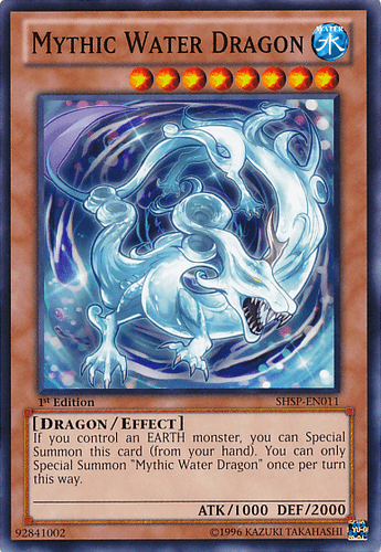Mythic Water Dragon - SHSP-EN011 Common 1st Edition