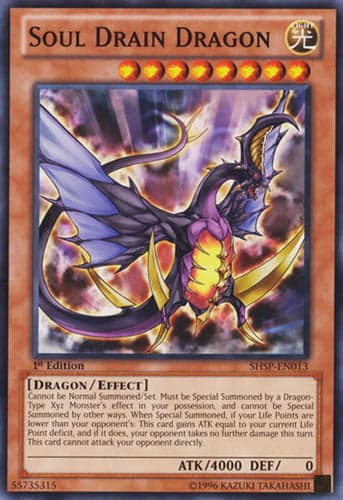 Soul Drain Dragon - SHSP-EN013 Common 1st Edition