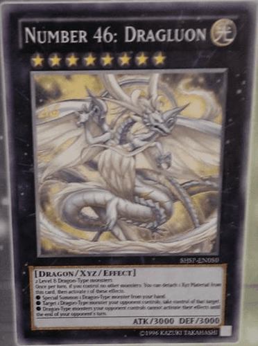 Number 46: Dragluon - SHSP-EN050 Ultimate Rare 1st Edition