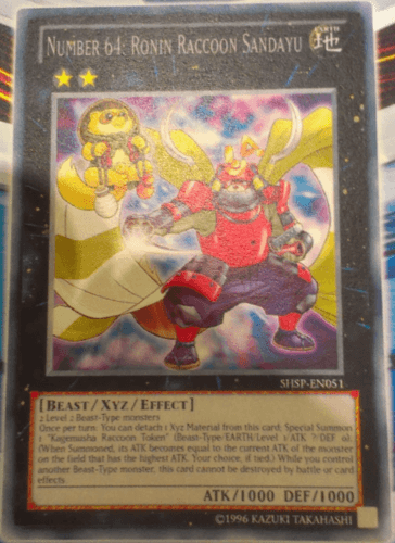 Number 64: Ronin Raccoon Sandayu - SHSP-EN051 Rare Unlimited