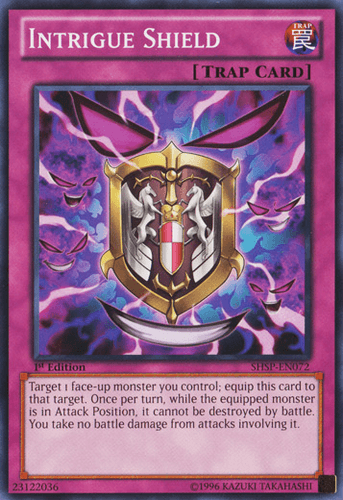 Intrigue Shield - SHSP-EN072 Common 1st Edition