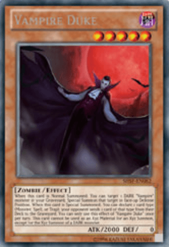 Vampire Duke - SHSP-EN082 Rare 1st Edition