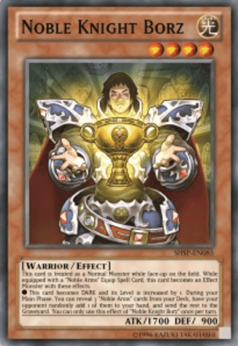 Noble Knight Borz - SHSP-EN085 Super Rare 1st Edition
