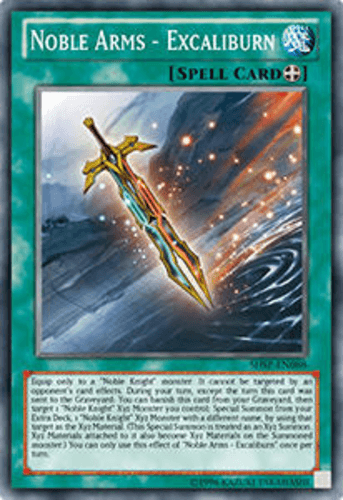 Noble Arms - Excaliburn - SHSP-EN088 Super Rare 1st Edition