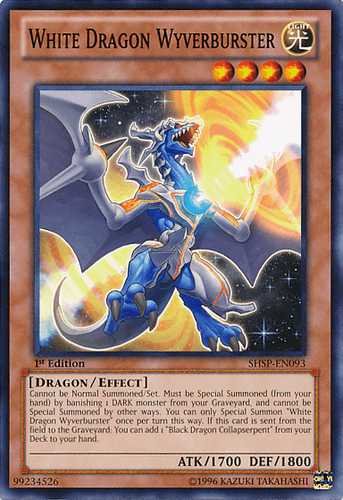 White Dragon Wyverburster - SHSP-EN093 Common 1st Edition