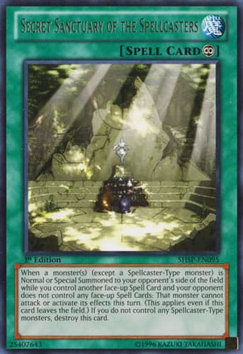Secret Sanctuary of the Spellcasters - SHSP-EN095 Rare 1st Edition