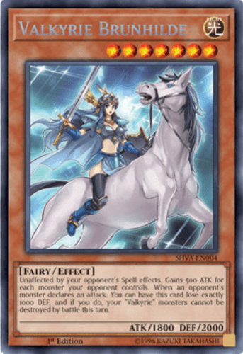 Valkyrie Brunhilde - SHVA-EN004 Secret Rare 1st Edition