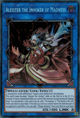 Aleister the Invoker of Madness - SHVA-EN020 Secret Rare 1st Edition