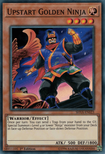 Upstart Golden Ninja - SHVA-EN023 Super Rare 1st Edition