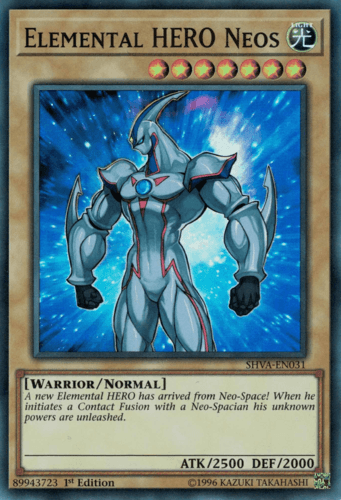 Elemental HERO Neos - SHVA-EN031 Super Rare 1st Edition