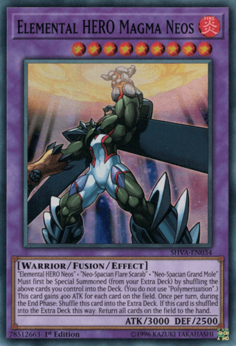 Elemental HERO Magma Neos - SHVA-EN034 Super Rare 1st Edition