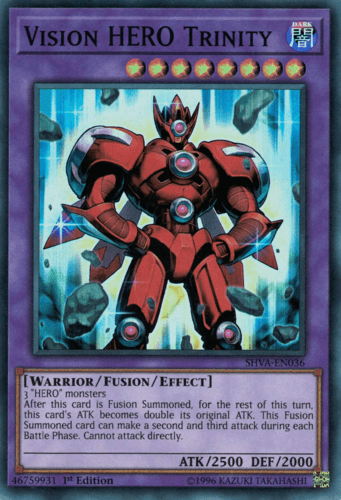 Vision HERO Trinity - SHVA-EN036 Super Rare 1st Edition