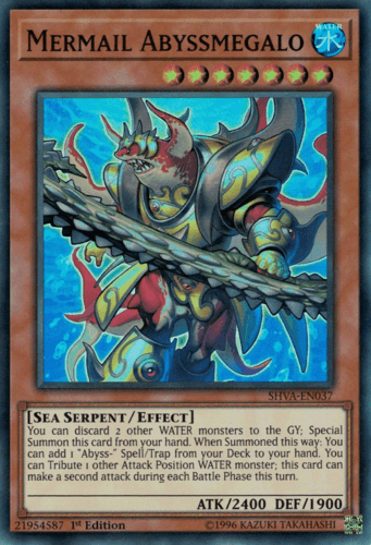 Mermail Abyssmegalo - SHVA-EN037 Super Rare 1st Edition
