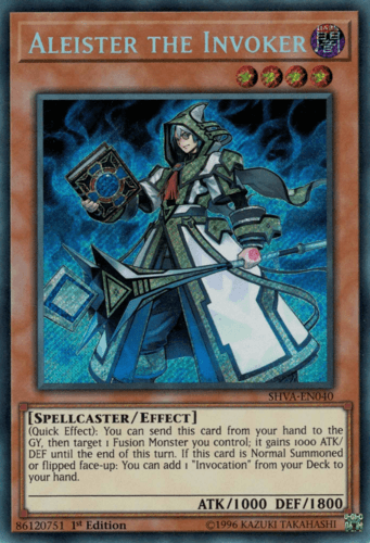Aleister the Invoker - SHVA-EN040 Secret Rare 1st Edition